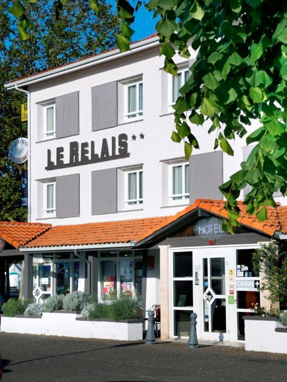 Logis Hotel Le Relais Бискаррос Экстерьер фото