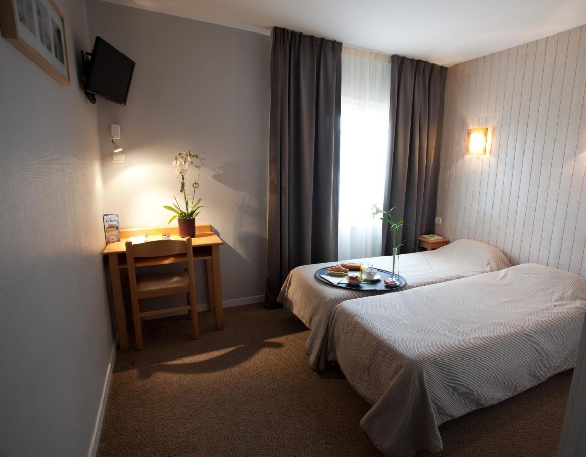 Logis Hotel Le Relais Бискаррос Номер фото
