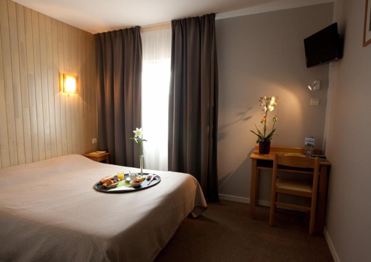Logis Hotel Le Relais Бискаррос Номер фото